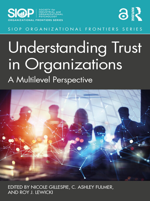 Title details for Understanding Trust in Organizations by Nicole Gillespie - Wait list